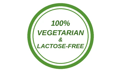 Vegetarian and lactose-free