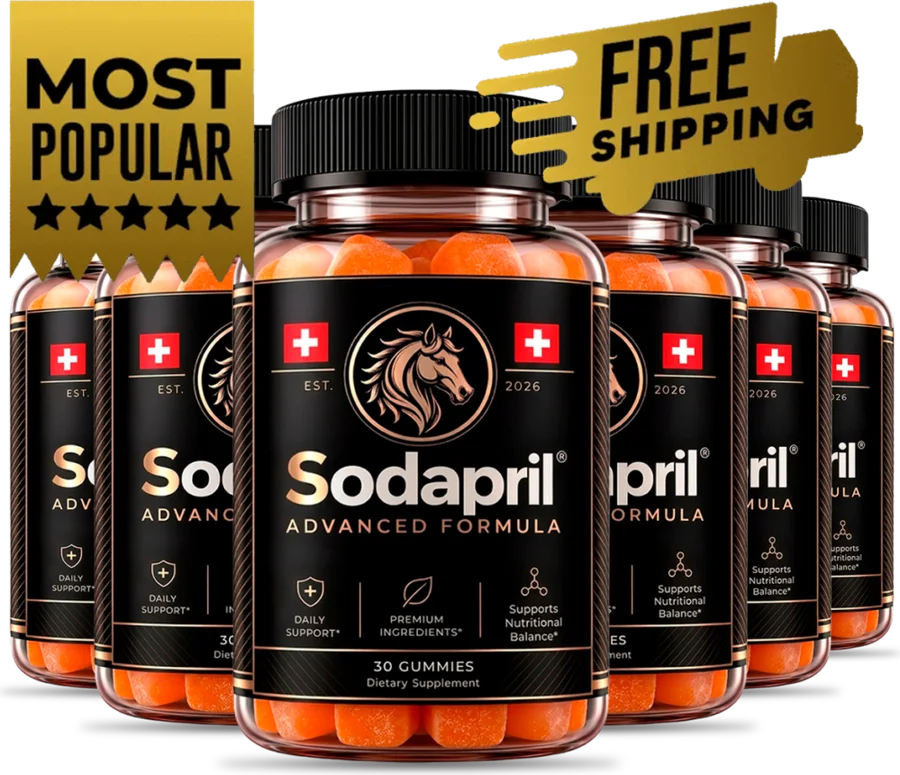 Sodapril 6 Bottles package